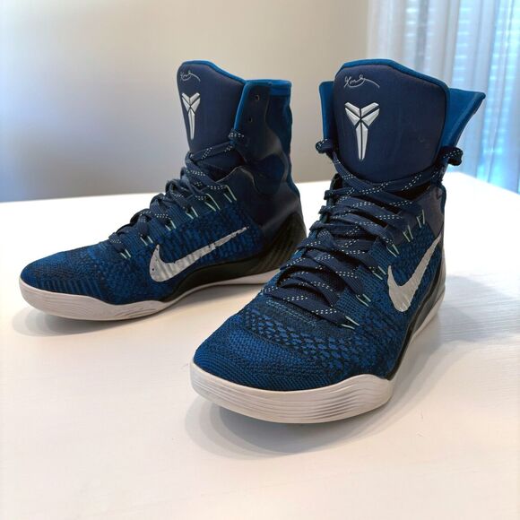 Nike Kobe Bryant 9 Elite Legacy Brave Blue Basketball Shoes Sneakers US Size 7.5 - Picture 4 of 14